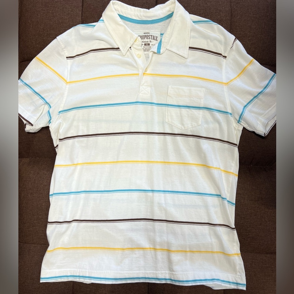 Aeropostale striped polo